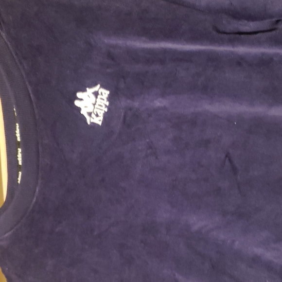 kappa purple velour sweater - Picture 2 of 3